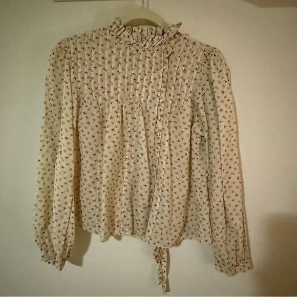 Doen palmera top in cream parc monceau NWOT - Picture 3 of 7